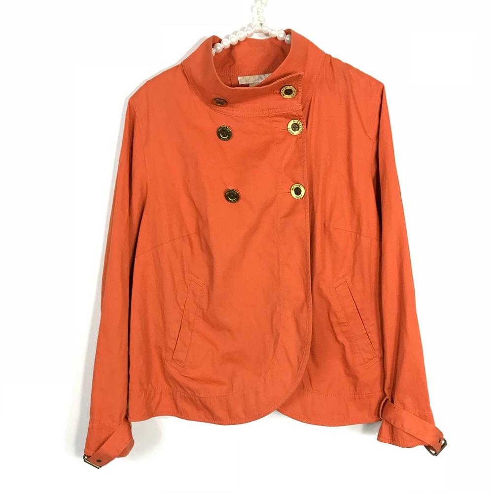 MICHAEL Michael Kors Jacket Plus Size 1X Coat Fisherman Winter Semi Funnel Neck - Picture 1 of 8